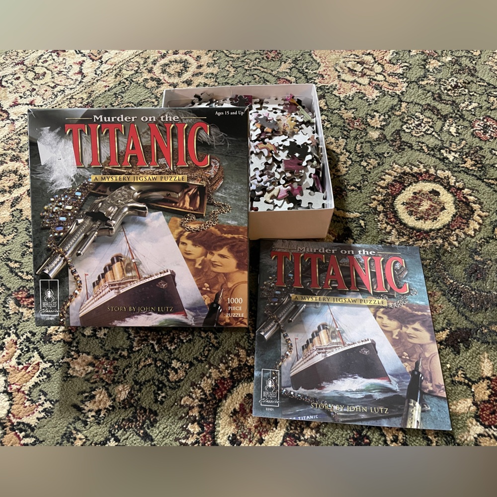 Murder on the Titanic Mystery Jigsaw Puzzle by Bepuzzled Classics
